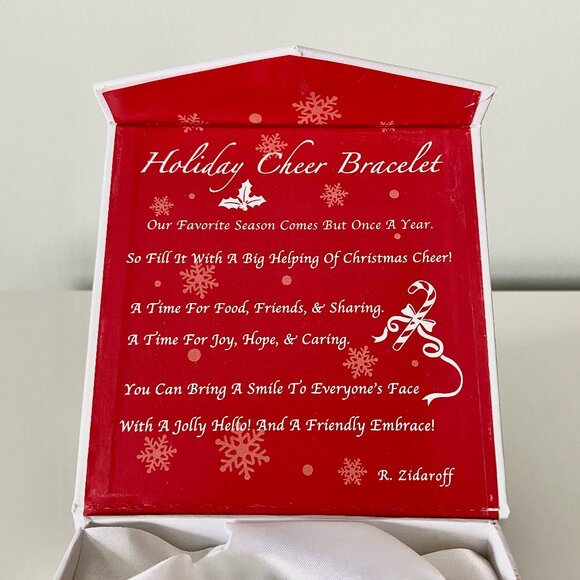 Holiday Cheer Charm Bracelet with Glass Beads - Picture 6 of 6